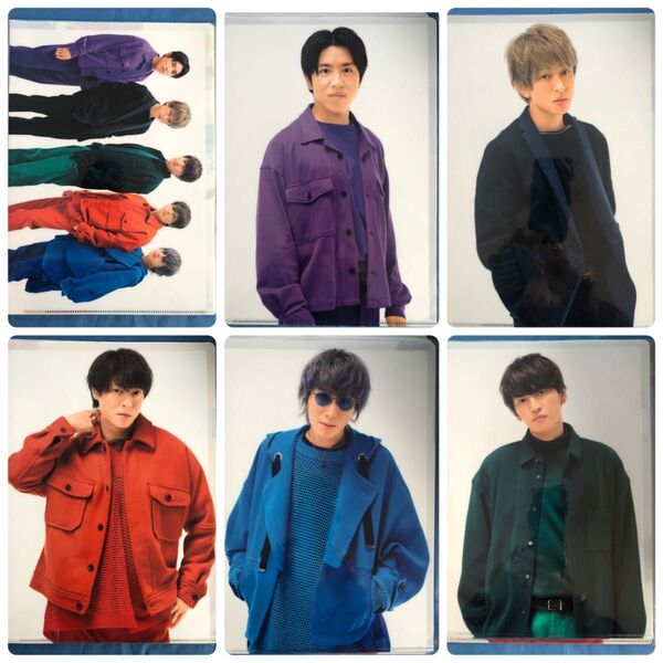 【関ジャニ∞】 KANJANI'S Re:LIVE 8BEAT クリアファイル 6種セット
