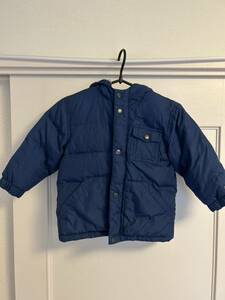 baby GAP☆ダウンジャケット ☆青☆中古品100cm