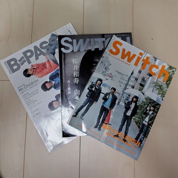Mr.Children Switch スイッチ 3冊 ミスチル