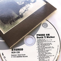 JPN ONLY 生産限定盤 リマスターCD 紙ジャケット仕様★DAVID T. WALKER / PRESS ON★デビッド・T・ウォーカー / プレス・オン_画像6