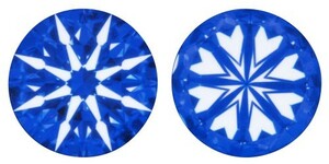  diamond loose cheap 0.2 carat expert evidence attaching 0.243ct E color VVS1 Class 3EX cut H&C CGL