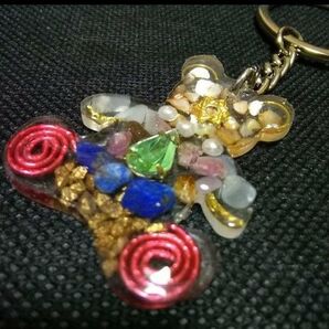 オルゴナイト キーホルダー ☆くまちゃん