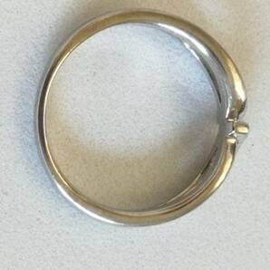 送料無料・指輪・Ｐ/Ｓ刻印有り・プラチナシルバー指輪・12 号の画像2