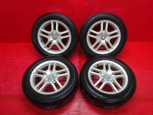 トヨタ セリカ純正15インチホイール 4本 6.5J +39 5H 100 DUNLOP DIREZZA DZ102 205/55R15 TOYOTA CELICA 旧車 ダンロップ ZZT230 後期