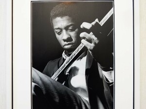 グラント・グリーン/Grant Street Recording Session Photo 1961/アートピクチャー額装品/Grant Green/ビンテージ・ジャズ/Vintage Guitar