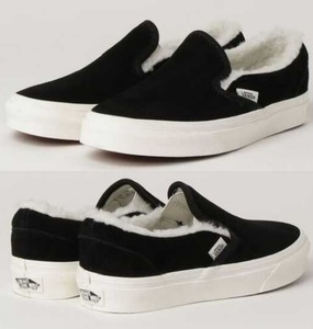  Vans 24. Classic обувь без шнуровки черный Classic Slip-On Van z замша боа туфли без застежки US6