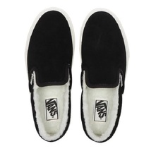 バンズ 23.5㎝ クラシック スリップオン ブラック Classic Slip-On ヴァンズ スエード ボア スリッポン US5.5_画像8