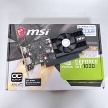 MSI NVIDIA GEFORCE GT1030 2G LP OC DDR5 2GB ロープロファイル グラフィックスボード グラボ GPU エヌビディア_画像1