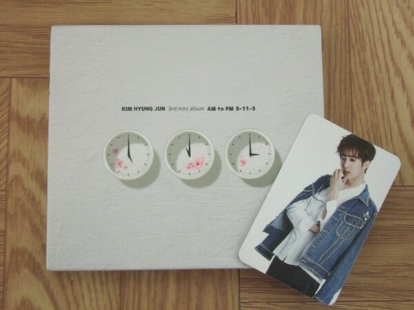 《CD》キム・ヒョンジュン KIM HYUNG (SS501) / AM to PM 5-11-3 日本語バージョン カード付き　韓国盤