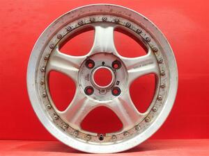 【 ジャンク 】 単品 社外 ホイール 1本 RAYS レイズ VOLK RACING ボルクレーシング Gr.AV ★ 7J-16 PCD114.3 5穴 +45 ハブ73 ★ ja16