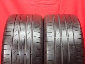 タイヤ2本 《 コンチネンタル 》 コンチスポーツコンタクト5 SUV [ 255/50R19 103W ]7.5分山★ ボルボXC ベンツMクラス Rクラス n19