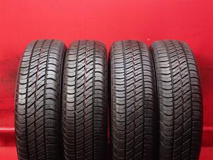 中古タイヤ 195/80R15 96S 4本セット ブリヂストン デューラー H/T684 BRIDGESTONE DUELER H/T 684 9分山 ダットサン エスクード レジアス