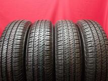 中古タイヤ 195/80R15 96S 4本セット ブリヂストン デューラー H/T684II BRIDGESTONE DUELER H/T684II 9.5分山 ジムニー ストラーダ ハイ・_画像1