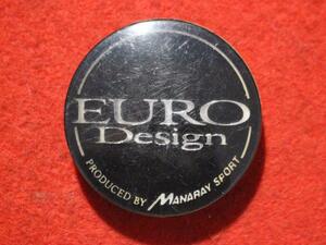 1枚 EURO Design 社外 中古 ホイール センターキャップ センターカバー エンブレム オーナメント cap