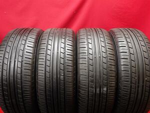 中古タイヤ 215/55R16 93V 4本セット ヨコハマ エコス ES31 YOKOHAMA ECOS ES31 8分山 ウィンダム ゴルフV プレサージュ レパード パサー