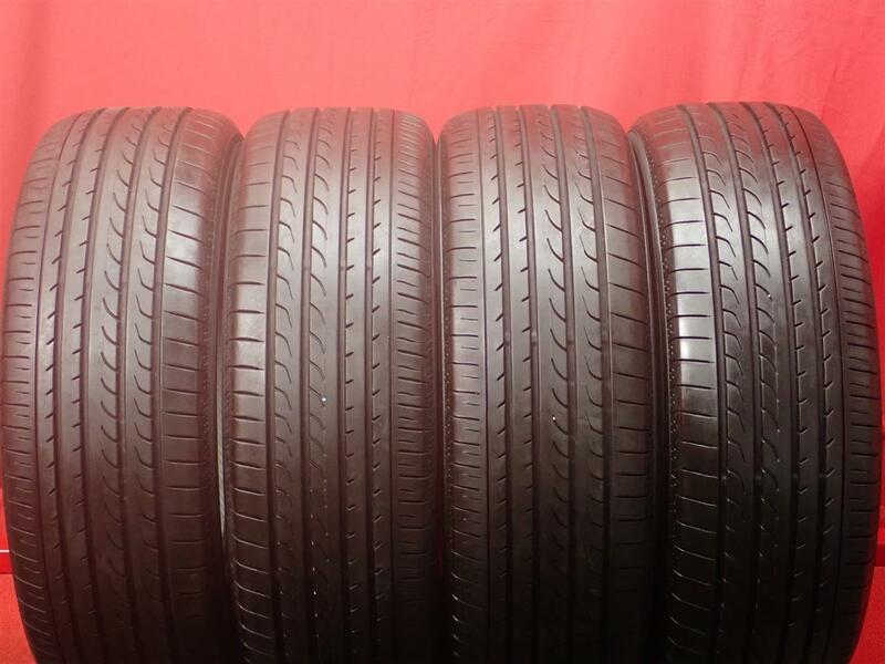 タイヤ4本 《 ヨコハマ 》 ブルーアースRV-02 [ 225/60R17 99H ]8.5/8分山★ ミニバン ヴェルファイア アルファード フォレスター n17