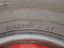 単品 タイヤ 1本 《 ダンロップ 》 エナセーブRV505 [ 215/70R15 98H ]8.5分山★n15 SUV車 エクストレイル ハイエース_画像9