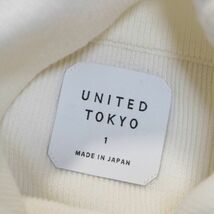 《オススメ◎》UNITED TOKYO ユナイテッドトーキョー★タートルネックニット*セーター*ホワイト*サイズ1(MW1913)◆S60_画像6