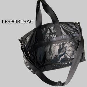 LESPORTSAC レスポートサック　旅行用鍵つき2wayバッグ＋ポーチ