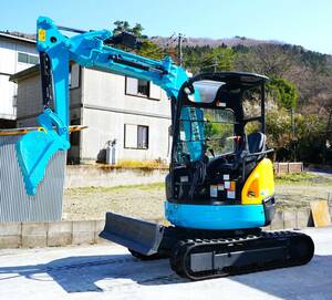 クボタ RX-306 油圧ショベル！Crane仕様 倍速 rubber tracks オフset 4WAYマルチ！Excavator kubota 久保田 ゴムCrawler RX306