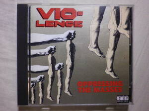 『VioLence/Oppressing The Masses(1990)』(1990年発売,AMCY-139,2nd,廃盤,国内盤,歌詞対訳付,ベイエリア,スラッシュ・メタル)