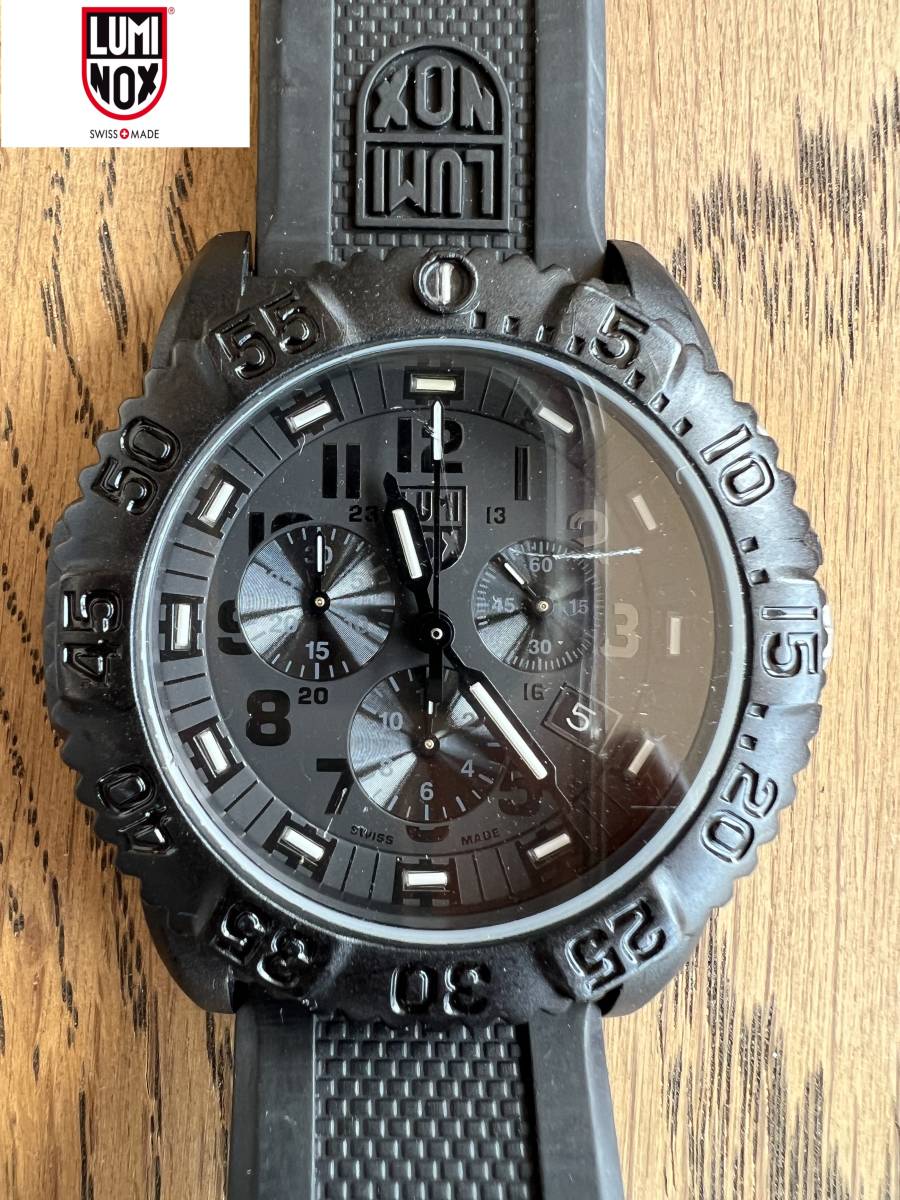 高い素材 LUMINOX ルミノックスseries3080ブルー 腕時計(アナログ