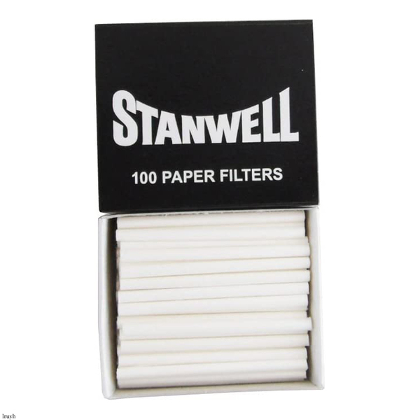 パイプ用フィルター 3mm 100本入 吸湿性 水分、タールを吸着 STANWELL スタンウェル パイプ用 ペーパー 喫煙具 シガレットホルダー