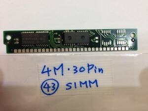 レトロPC_68K Mac 30Pin 4MB SIMM KT-30204
