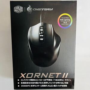 【中古・美品】Cooler Master クーラーマスター Xornet II SGM-2002-KLON1 ゲーミングマウスcooler master xornet パソコン マウス CM