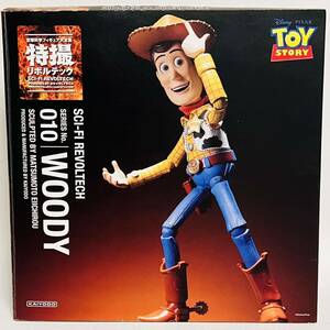 【中古・美品】KAIYODO 海洋堂 REVOLTECH 特撮リボルテック TOY STORY トイストーリー 010 WOODY ウッディ ディズニーピクサー フィギュア