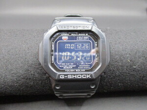 中古腕時計63【CASIO】GW-M5610(カシオ)G-SHOCKGショックデジタルブラック樹脂バンド　タフソーラー