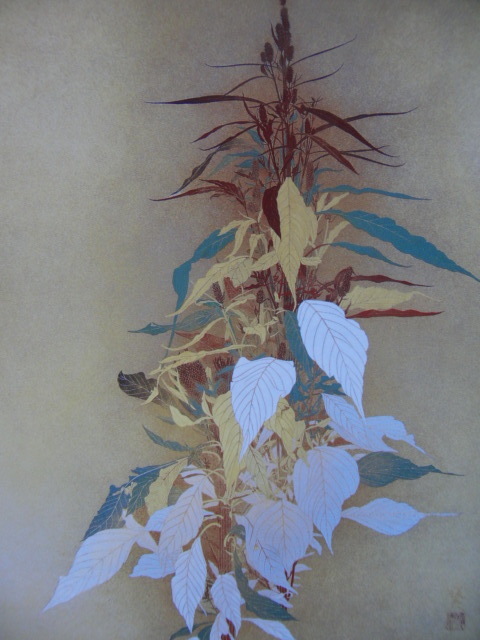 Toshio Tabuchi, [Herbstgeist], Seltene Kunstbuchillustrationen, Neuer hochwertiger Rahmen inklusive, In guter Kondition, Kostenloser Versand, Malerei japanische Malerei Blume, Malerei, Japanische Malerei, Blumen und Vögel, Tierwelt