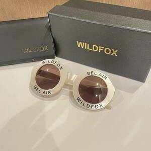 美品 WILDFOX ワイルドフォックス 丸型 オーバル サングラス