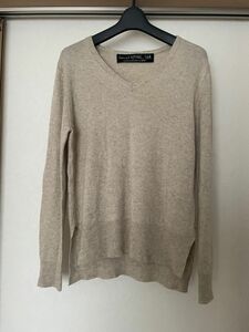 《Natural VINTAGE GOA》F 薄手 ニット ベージュ カシミヤ混