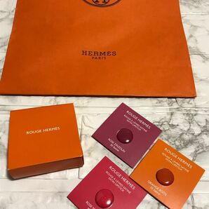 【非売品・未使用】Hermes リップのサンプル　３種類