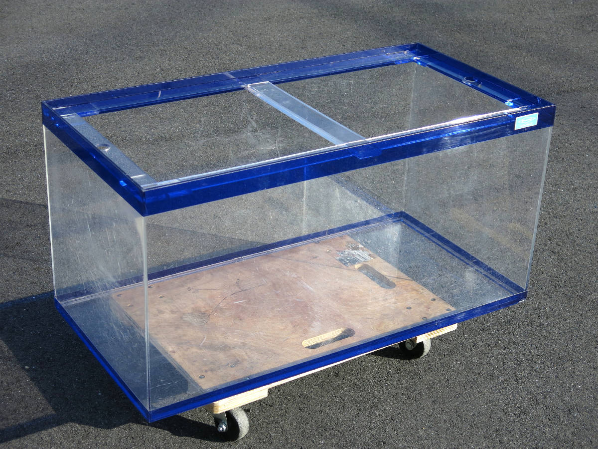 新製品在庫有り アクリル水槽 700×500×430 8/6 背面 両