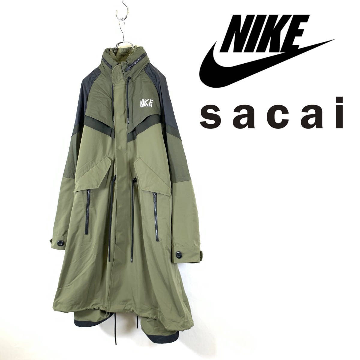 sacai × NIKE TrenchJacket サカイ ナイキ モッズコート | labiela.com