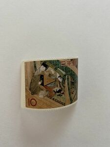 即決　10円切手　切手趣味週間　源氏物語「宿木」　1964　単片