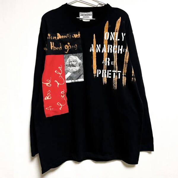 UNFINISHEDアナーキーロングスリーブTシャツロンTセディショナリーズseditionaries