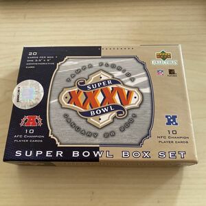 2001 UpperDeck NFL Super Bowl Box Set .Tampa Florida January 28 2001 NFL Champion Player Cards フォト一枚付き