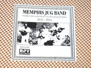 美品 廃盤 Memphis Jug Band メンフィス ジャグ バンド The Complete Recorded Works in Chronological Order 1932-1934 / Charlie Burse