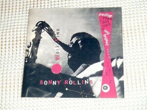 国内初期 廃盤 Sonny Rollins ソニー ロリンズ Worktime / Max Roach Ray Bryant George Morrow 参加 Prestige 名作 VDJ 1607 work time