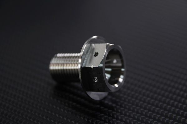 メッキ NSR250R(MC21/MC28) フロントアクスルシャフト KOOD(クード