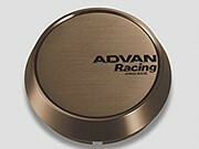 【メーカー取り寄せ】ADVAN Racing センターキャップ MIDDLE アンバーブロンズメタリック 直径:73ミリ 4個セット