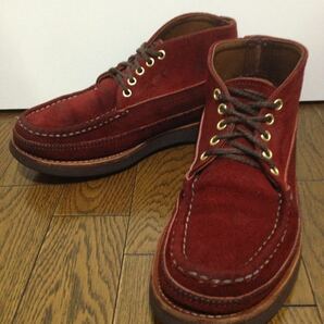 別注 RUSSELL MOCCASIN ラッセルモカシン Sporting Clays Chukka スポーティング クレー チャッカ トリプルヴァンプ レッドスエード 7 1/2Eの画像1