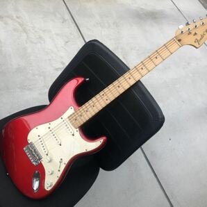 Fender USA フェンダー ストラトキャスター ストラト Stratocaster ソフトケース付き 動作未確認の画像1