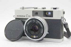 【返品保証】 コニカ Konica C35 Hexanon 38mm F2.8 コンパクトカメラ C3738