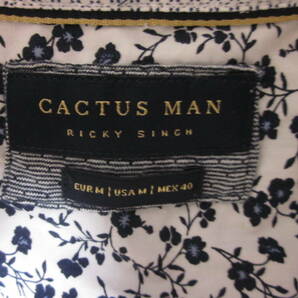 ★★★【 3/25・大幅値下げ 】CACTUS MAN RICKY SINCH カクタスマンニューヨーク：半袖B/Dスタイルポロシャツ・サイズ USA・M：送料無料の画像6