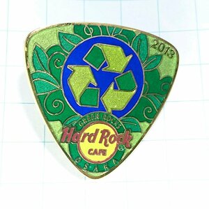 送料無料)Hard Rock Cafe ギターピック 若葉 ピンバッジ PINS ブローチ ピンズ A15158