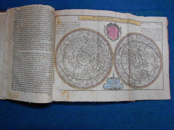即決1728年『天球儀（地球儀）の使用法』天文暦学書、アンティーク、星図、星座早見盤、古代星座、Astronomy, Star map, Planisphere